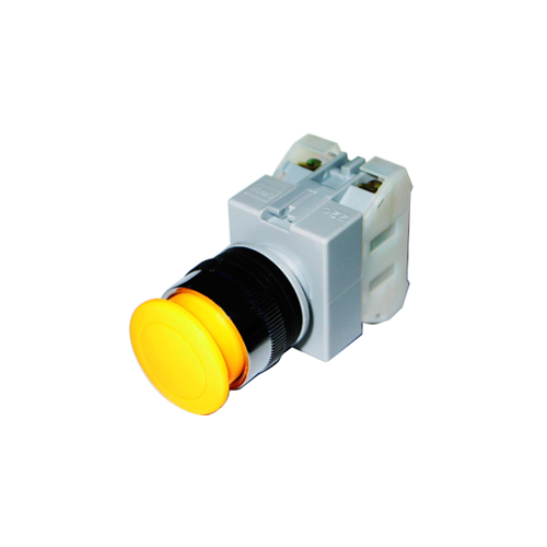 AEPBS-22/25/30L small mushroom head button switch with lock, one open and one close