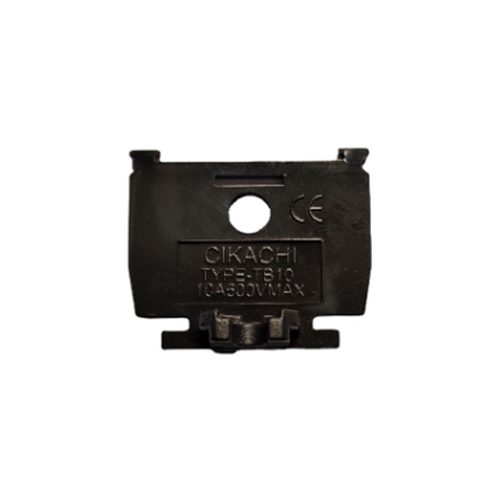 The TB10-E edge piece can be used on the terminals of TB-10-10WAY